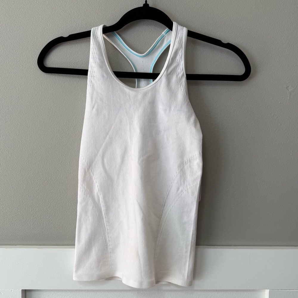 NWT Ivivva by Lululemon Warp to the Future Tank in White